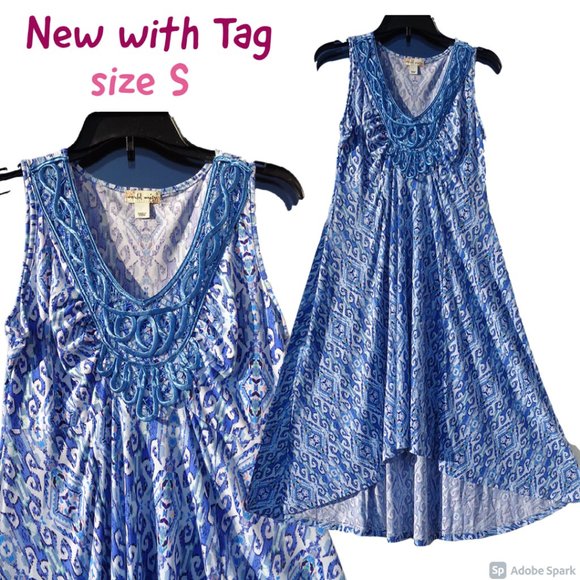 Dresses & Skirts - bundle&save NWT World Unity boho print high low